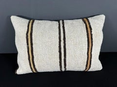 Turkish Hemp Pillow Cushion Natural Beige Brown Pillow Cushion Cover 16" x 24" #30006