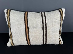 Turkish Hemp Pillow Cushion Natural Beige Brown Pillow Cushion Cover  16 "x 24" #30011