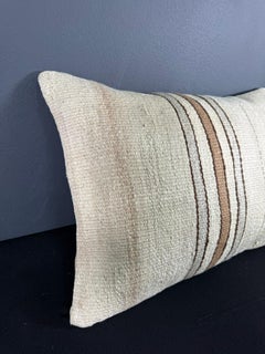Kissenbezug aus türkischem Hanf, naturbeige-braun  16 "x 24" #30016