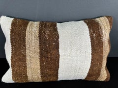 Turkish Hemp Pillow Cushion Natural Beige Brown Pillow Cushion Cover  16 "x 24" #30021