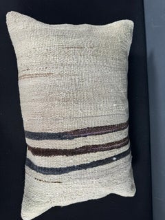 Turkish Hemp Pillow Cushion Natural Beige Brown Pillow Cushion Cover 16" x 24" #30083