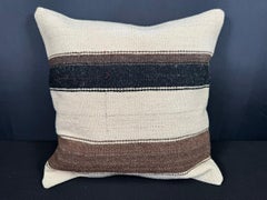 Turkish Hemp Pillow Cushion Natural Beige Brown Pillow Cushion Cover  20"x20" #30555