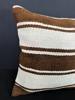 Turkish Hemp Pillow Cushion Natural Beige Brown Pillow Cushion Cover 20x20 #30561