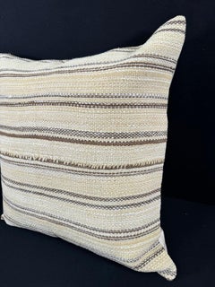 Turkish Hemp Pillow Cushion Natural Beige Brown Pillow Cushion Cover 24x24 #30390
