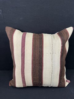 Turkish Hemp Pillow Cushion Natural Beige Brown Pillow Cushion Cover  24"x24" #30412