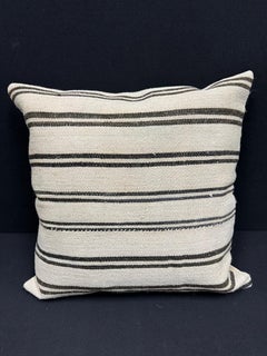Turkish Hemp Pillow Cushion Natural Beige Brown Pillow Cushion Cover  24"x24" #30418