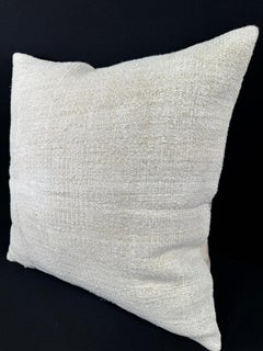 Turkish Hemp Pillow Cushion Natural Beige Pillow Cushion Cover 24x24 #30371
