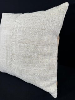 Turkish Hemp Pillow Cushion Natural Beige Pillow Cushion Cover 24x24 #30372