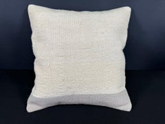 Turkish Hemp Pillow Cushion Natural Beige SkyBlue Cushion Cover 20x20 #18191