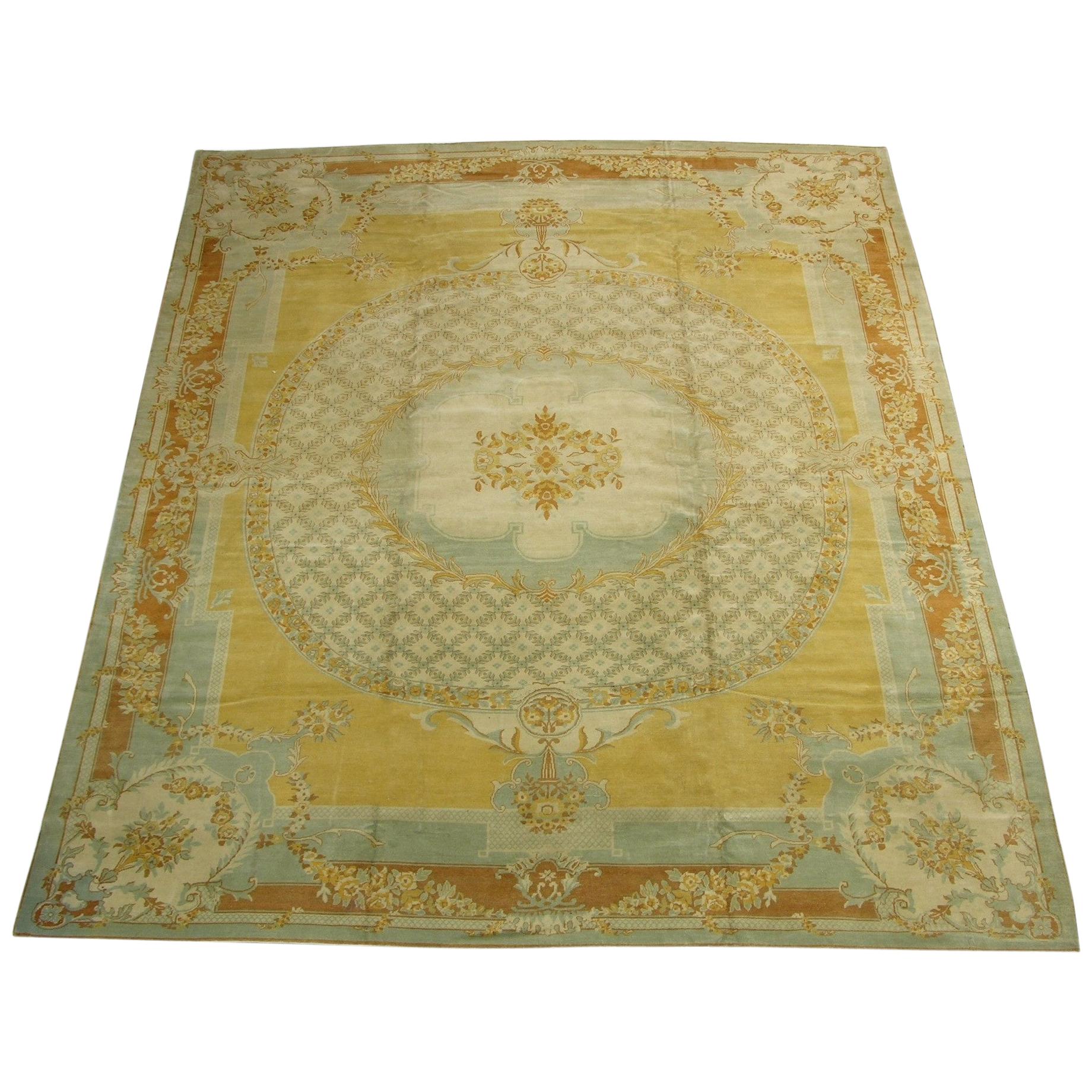 Turkish Hereke Carpet, circa 1900-1920, 2449y For Sale