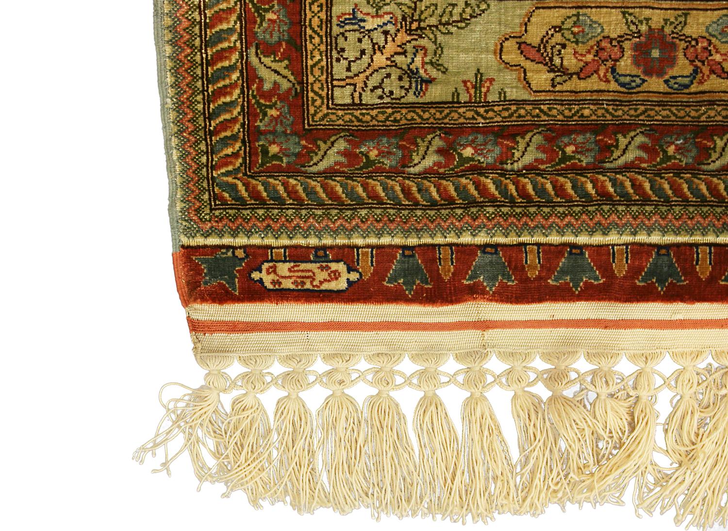 tapis turc soie prix