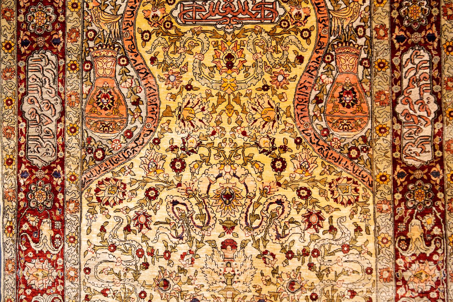Hereke Rug Silk Souf Extra Fine For Sale 3
