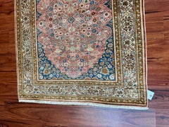 Turkish Hereke Silk Rug
