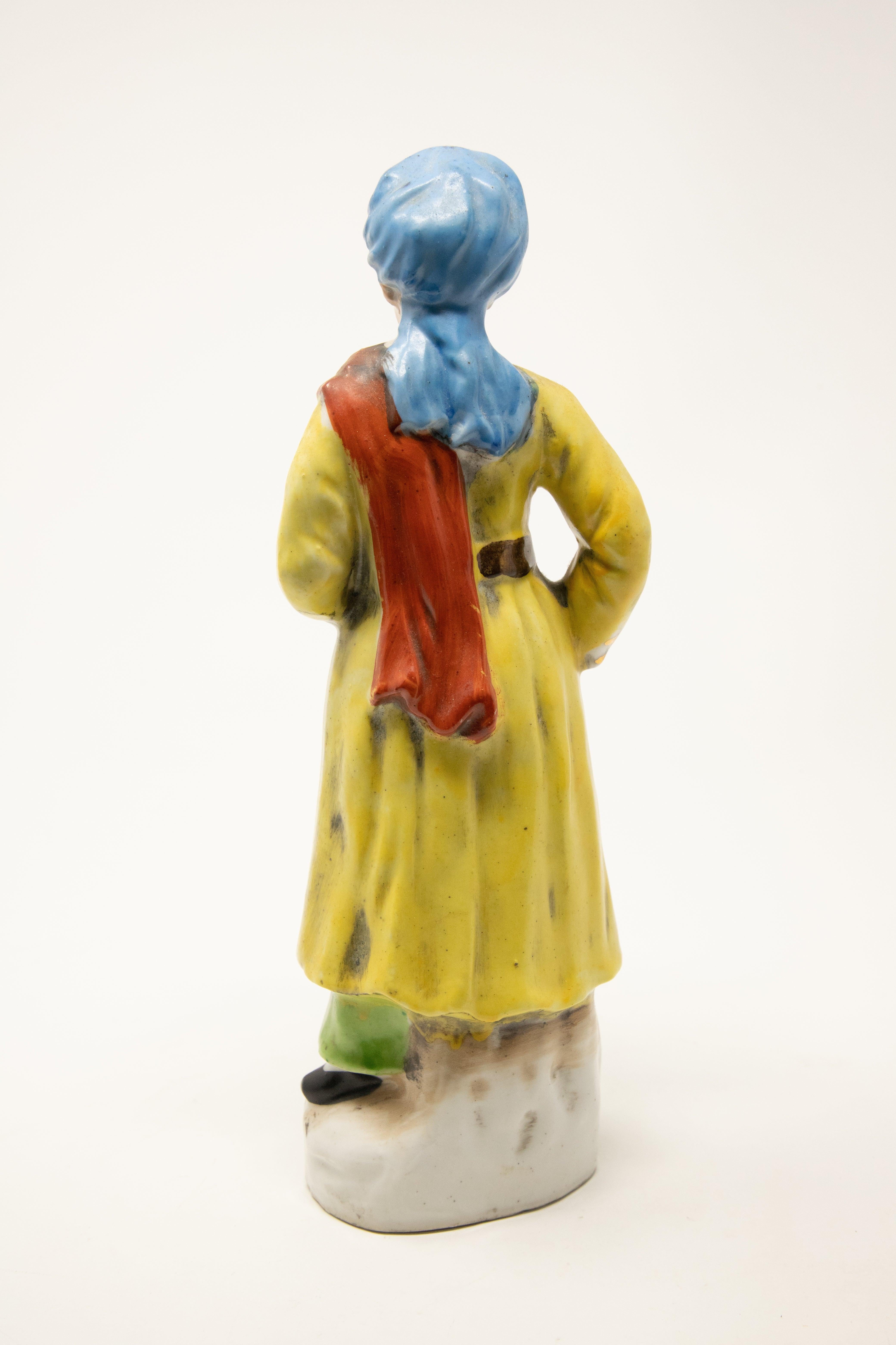 Japanese Turkish Inspired Figurine in Ottoman Garments For Sale