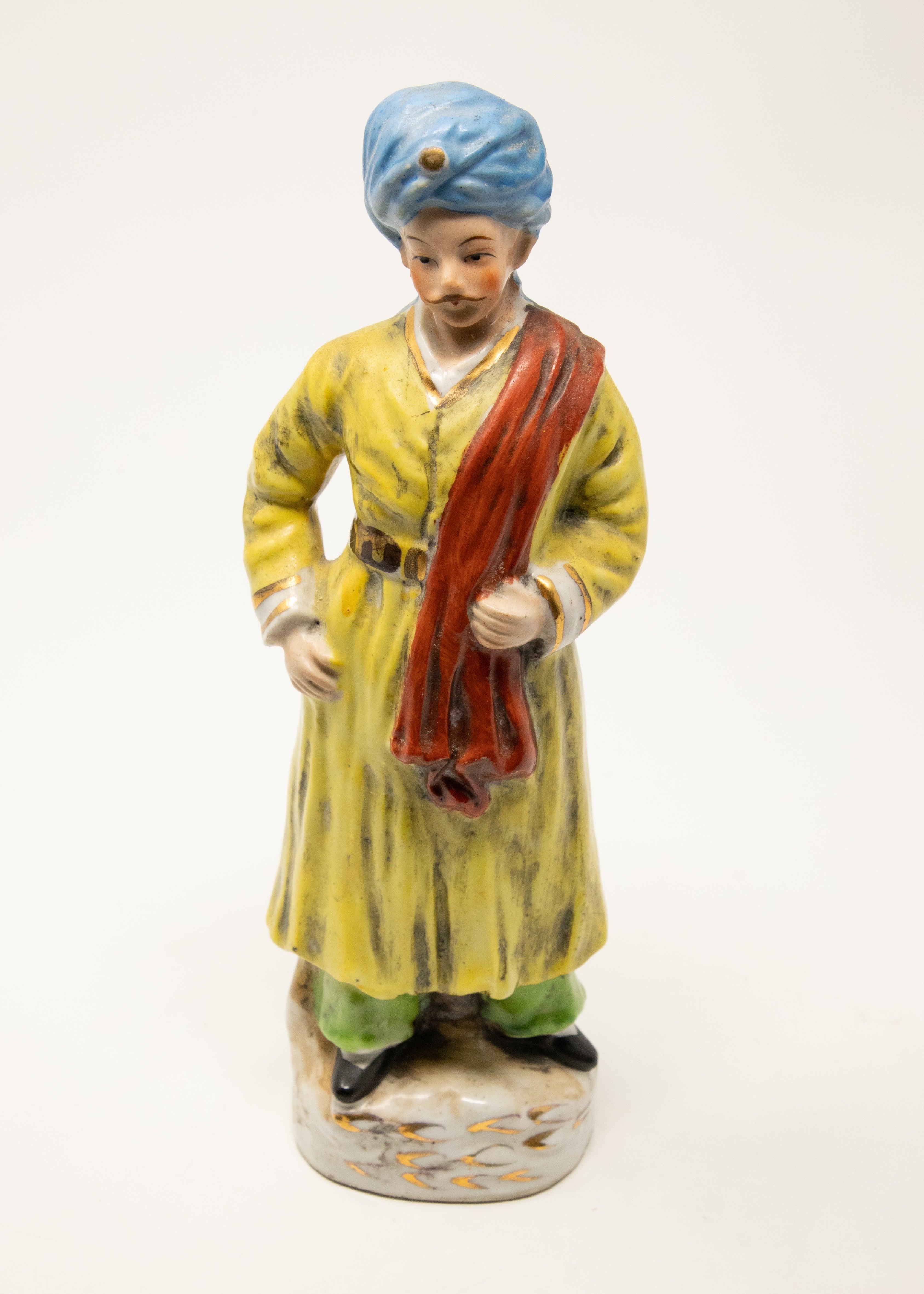 20th Century Turkish Inspired Figurine in Ottoman Garments For Sale