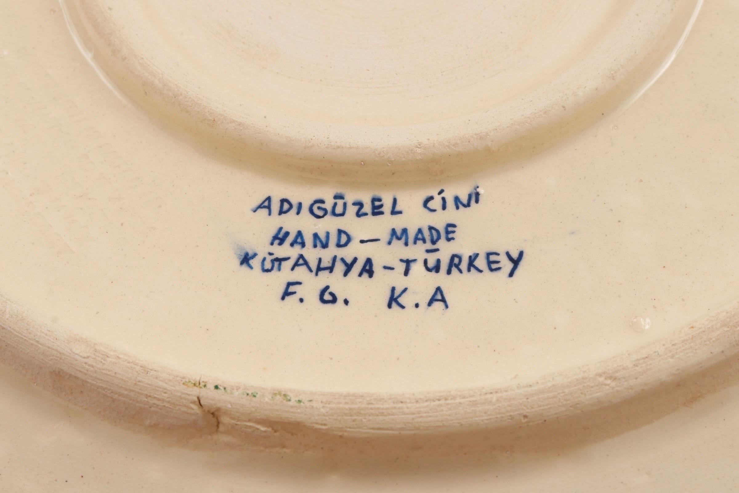 Céramique Assiette turque Iznik Tree of Life en vente