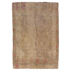 Turkish Jijim Faded Khaki Dyed Rug