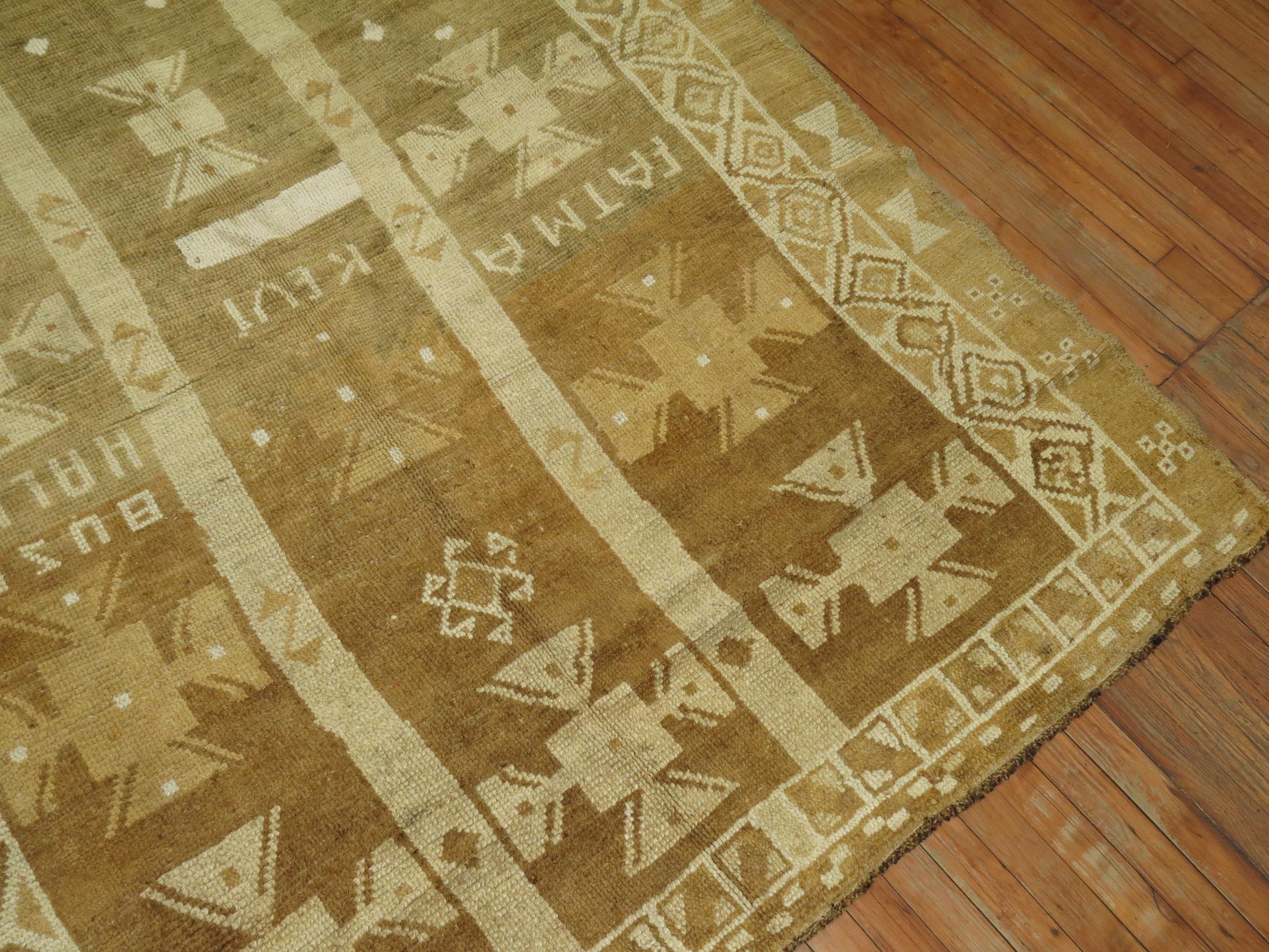 Laine Tapis turc Kars Dowry de la collection Zabihi en vente