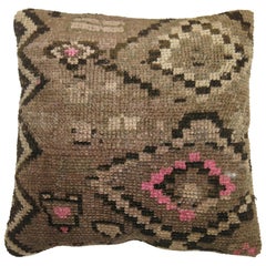 Coussin de tapis de Turquie tribal bohème