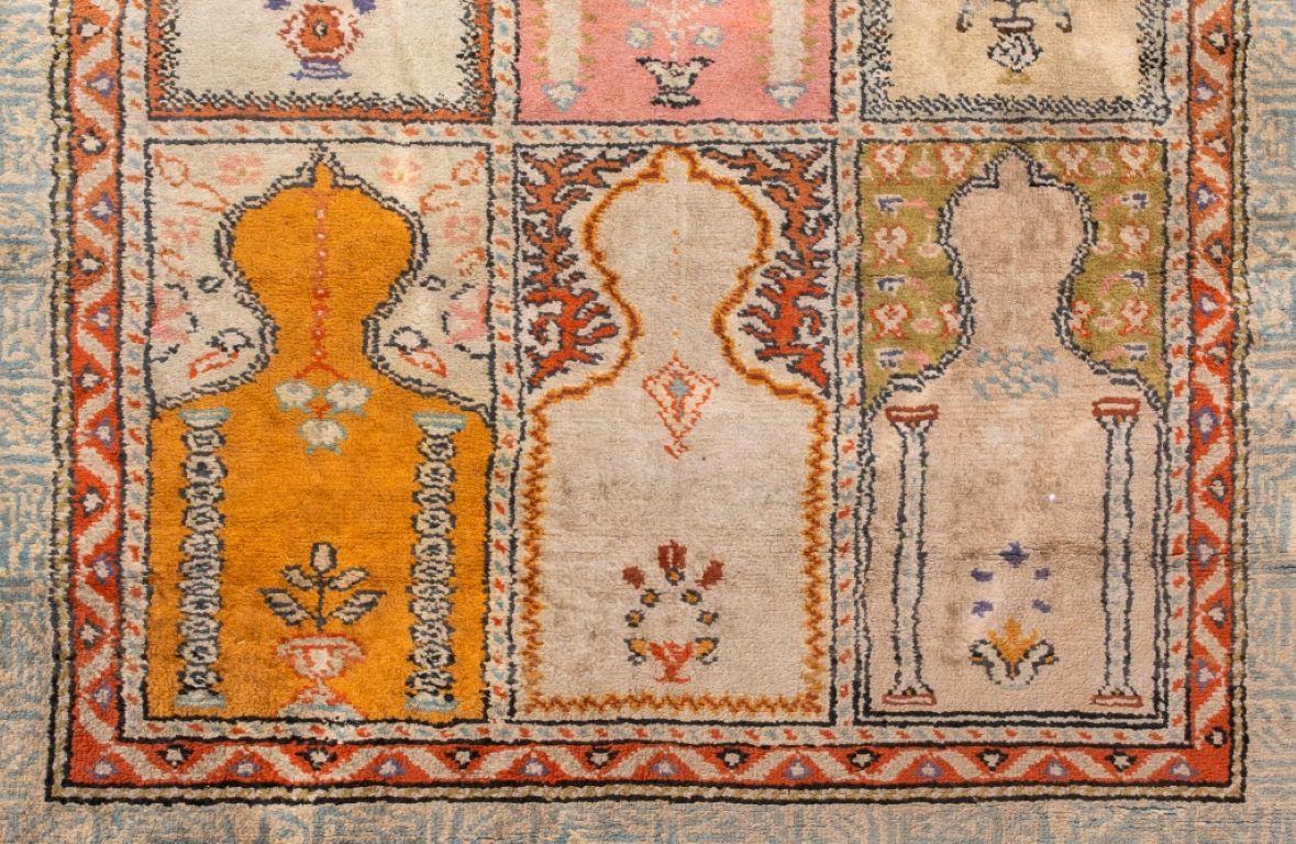 Turkish Kayseri Silk Prayer Rug 3.25' x 2' In Good Condition In Astoria, NY