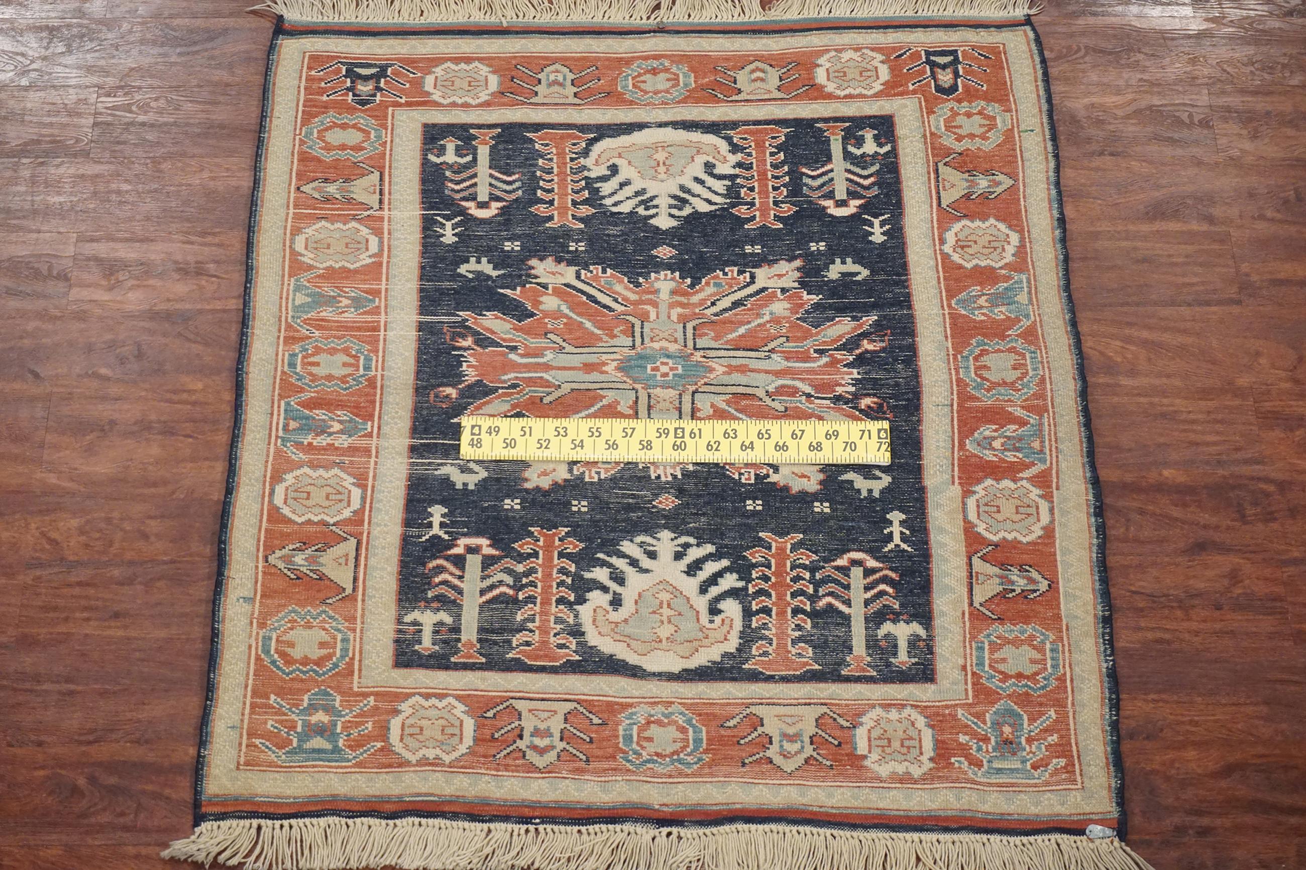 Turkish Kazak Rug In Excellent Condition For Sale In Northridge, CA