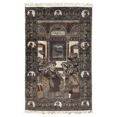 Vintage Turkish Kechan Style Rug 4'2" x 6'2"