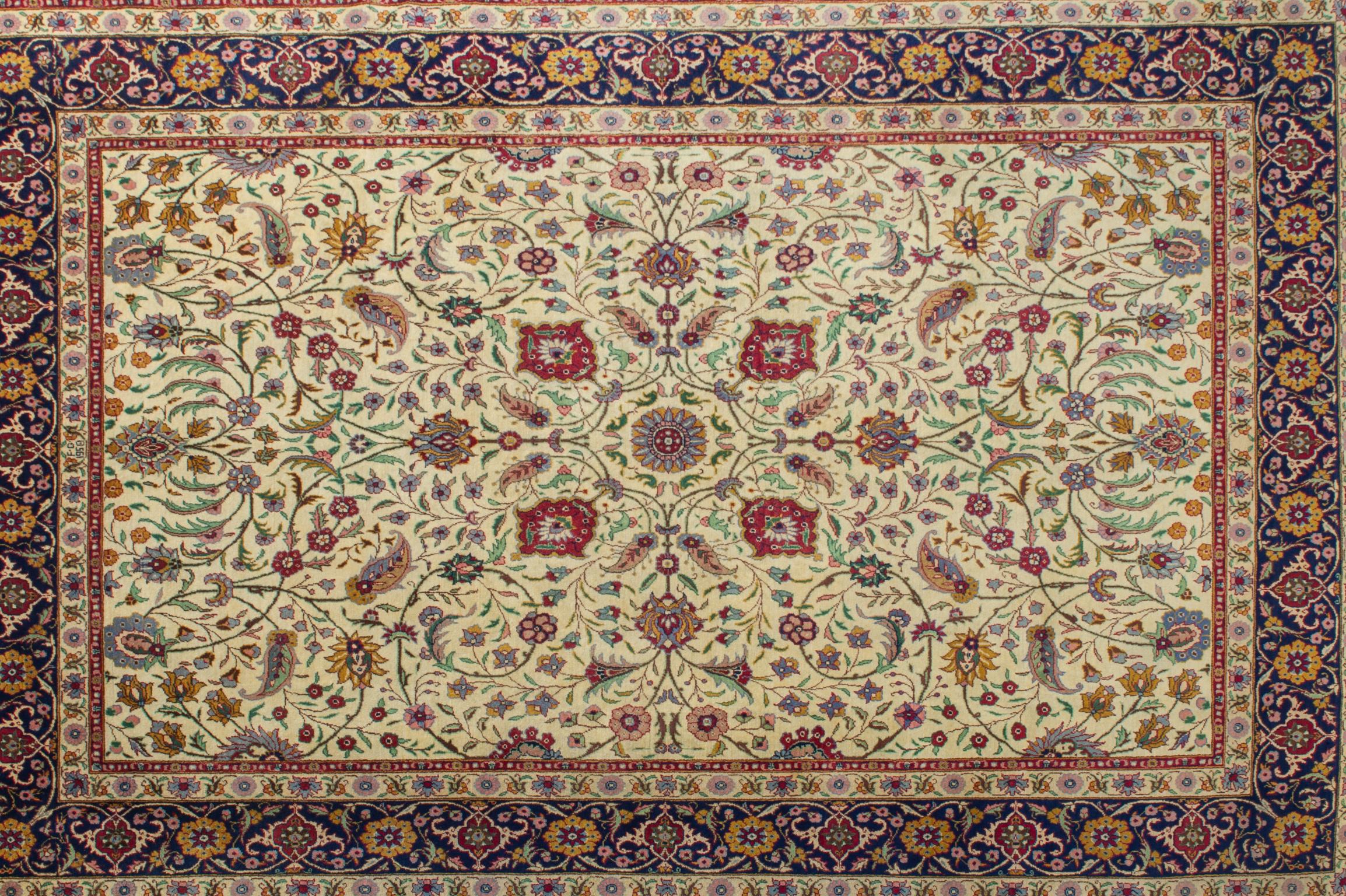 Other Turkish KEMALIYEH Dated Carpet For Sale