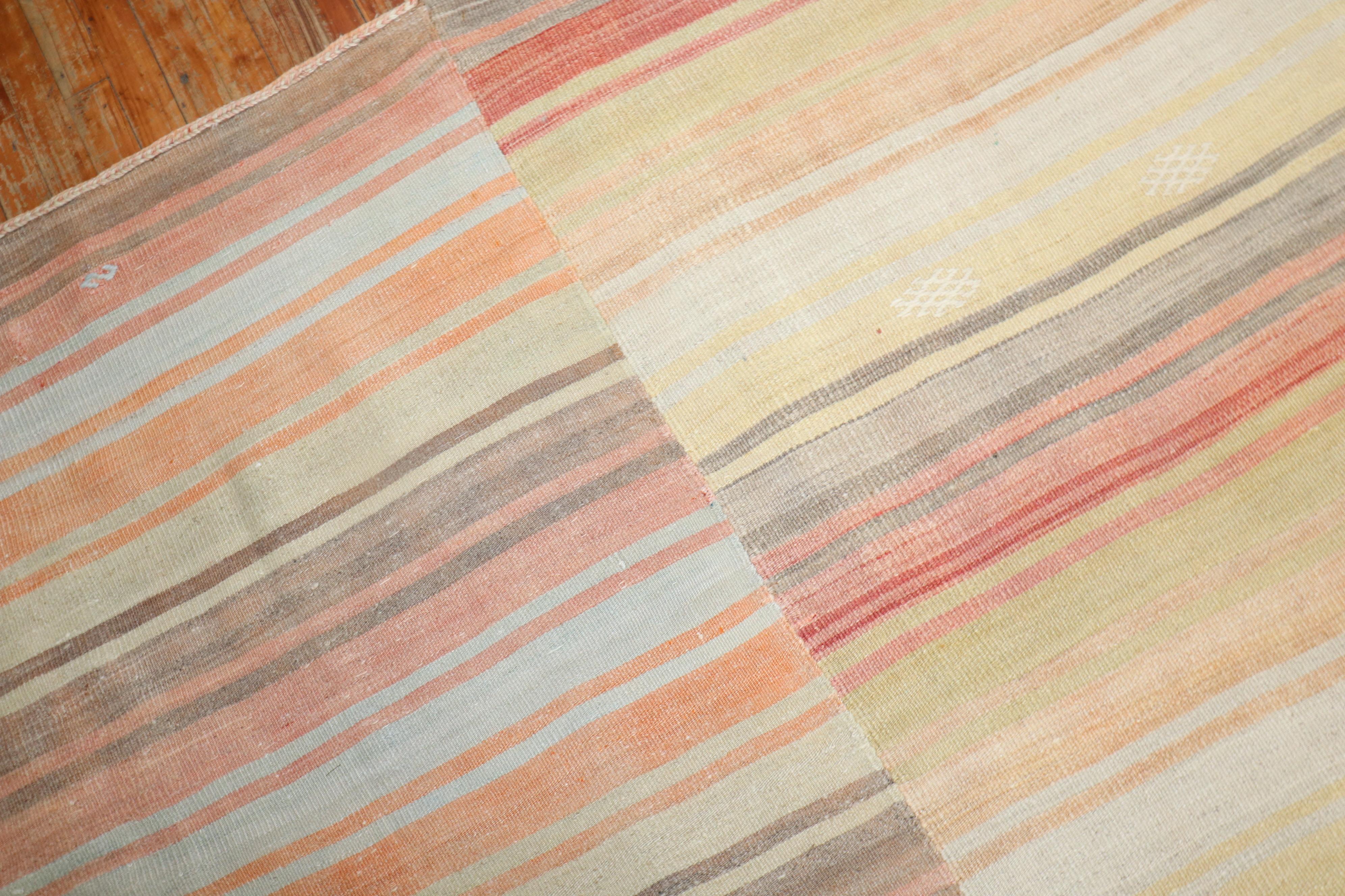 Turkish Kilim In Good Condition For Sale In New York, NY