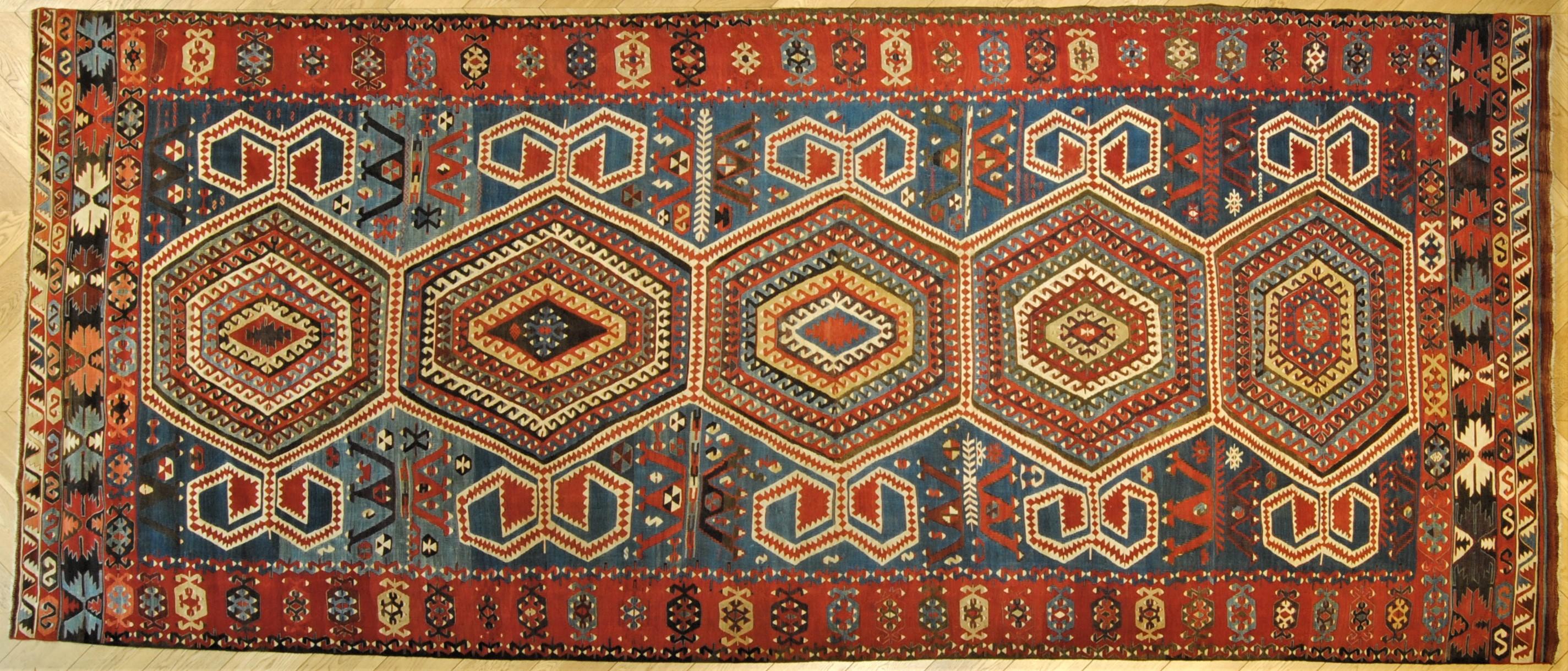 Those who know the language of the Kilim read it like a book understanding what the weaver tells. Like a mirror, the Kilim reflects the life of the woman who wove it and the culture of the group to which she belonged. It is common to find in the