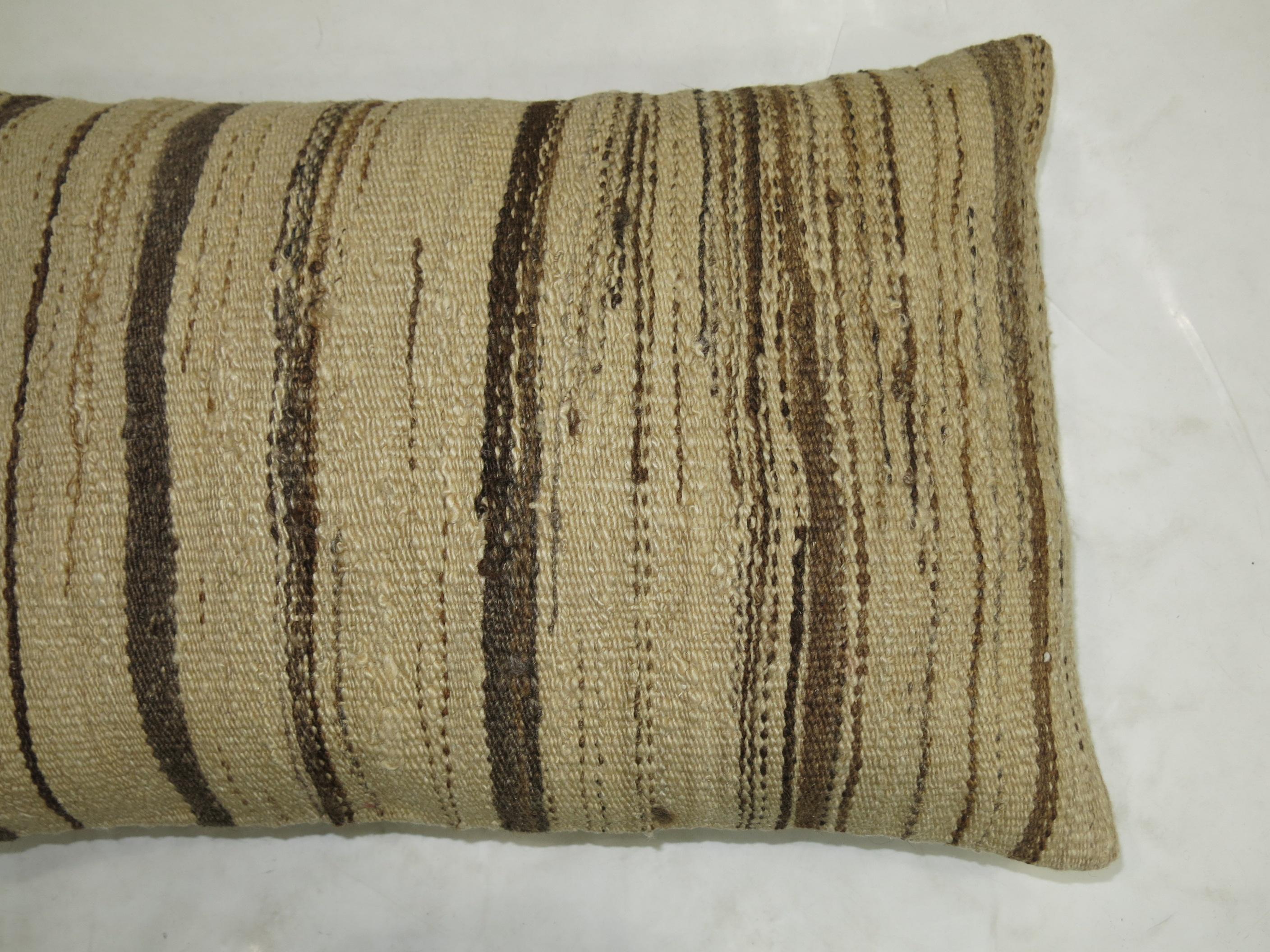 Pillow made from modern Turkish Kilim.

16'' x 24''