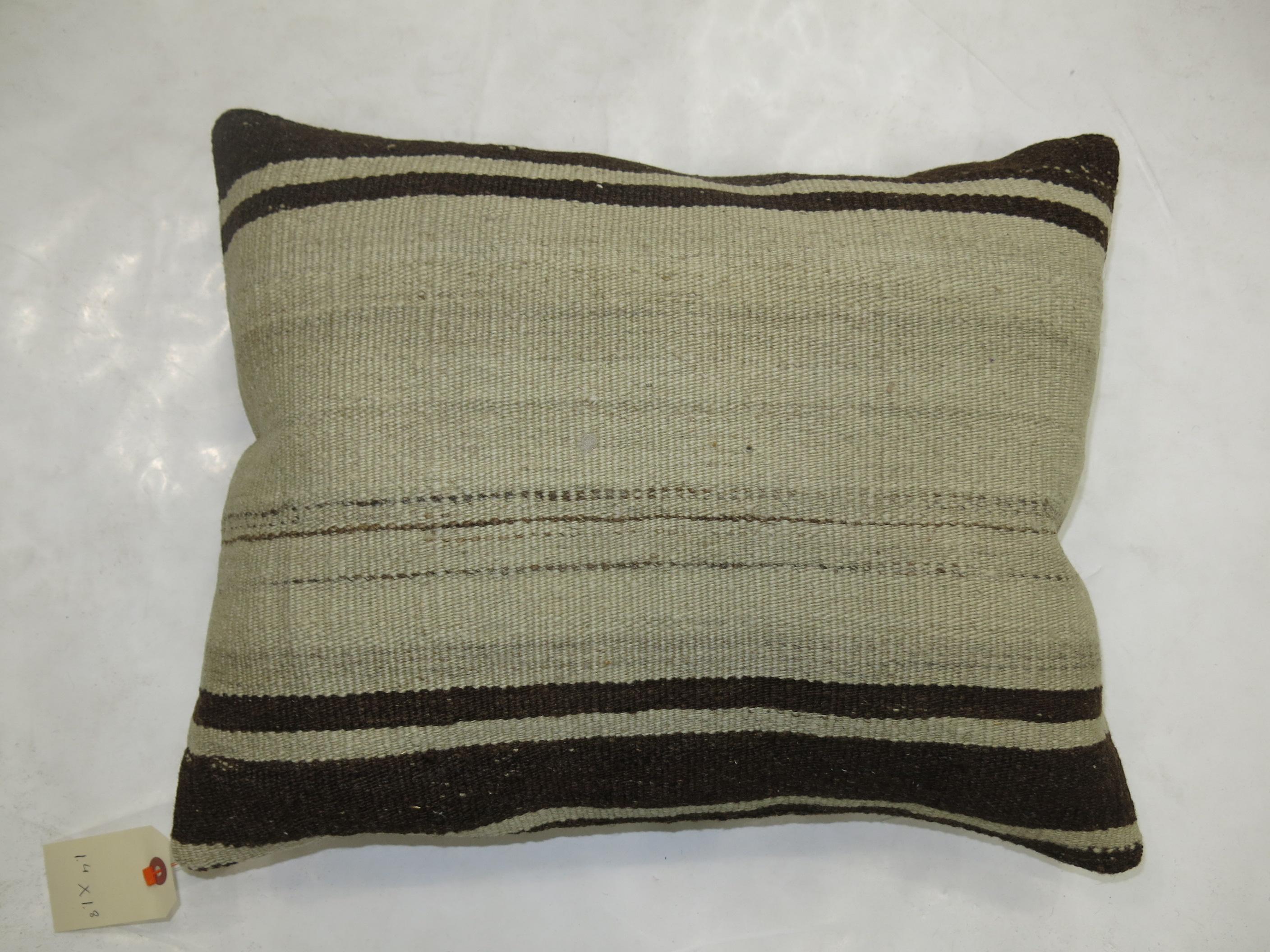 Pillow made from a vintage Turkish Kilim

Measures: 16'' x 20''.