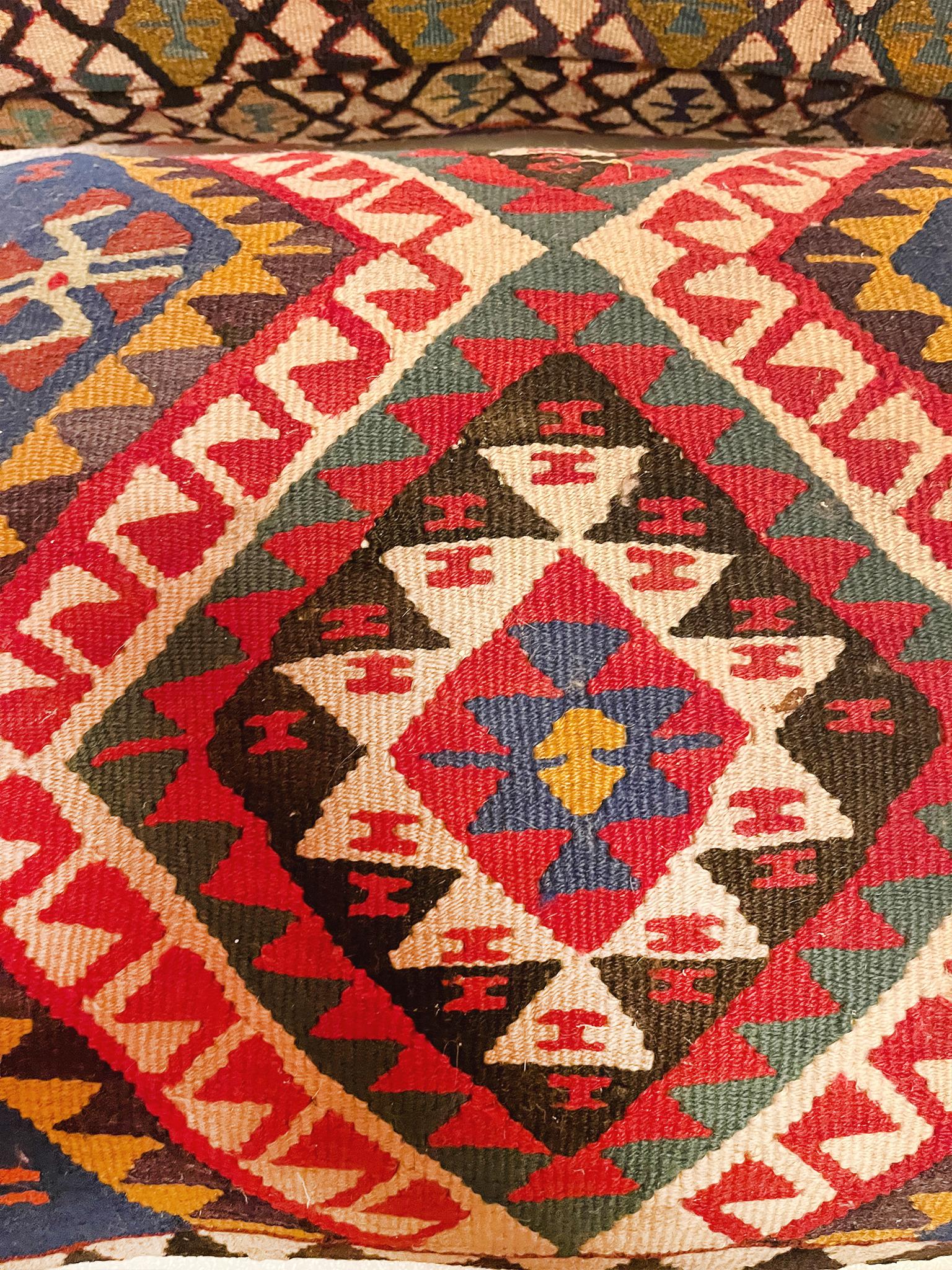 Turkish Kilim Pillows - a Pair 2