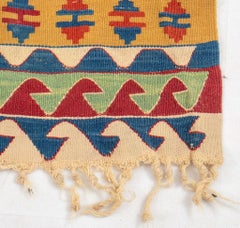 Turkish Kilim Prayer Rug, 5.7' x 3.10'