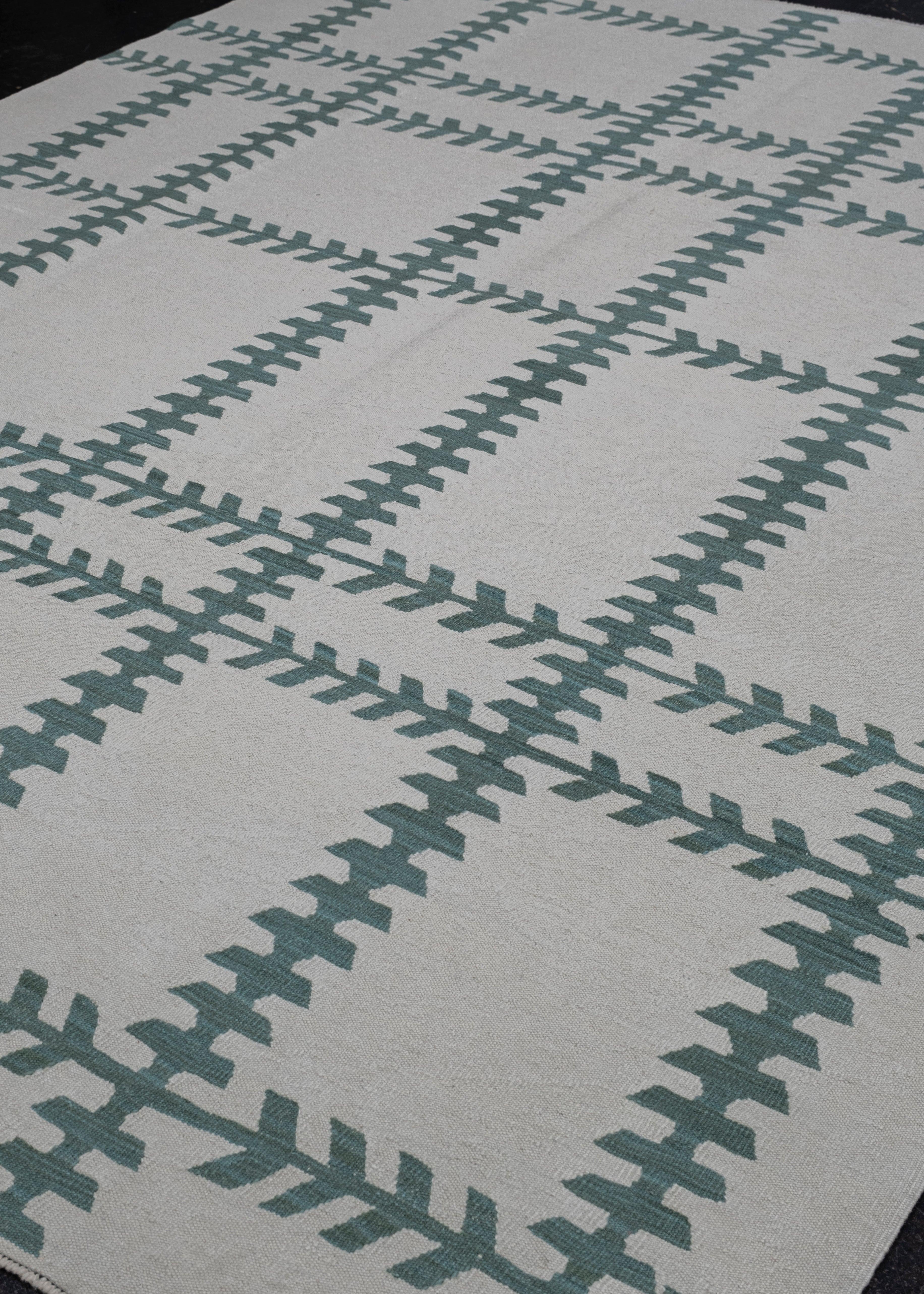 Tappeto turco Rug & Kilim Orientale fatto a mano a trama piatta 8' x 10'4
