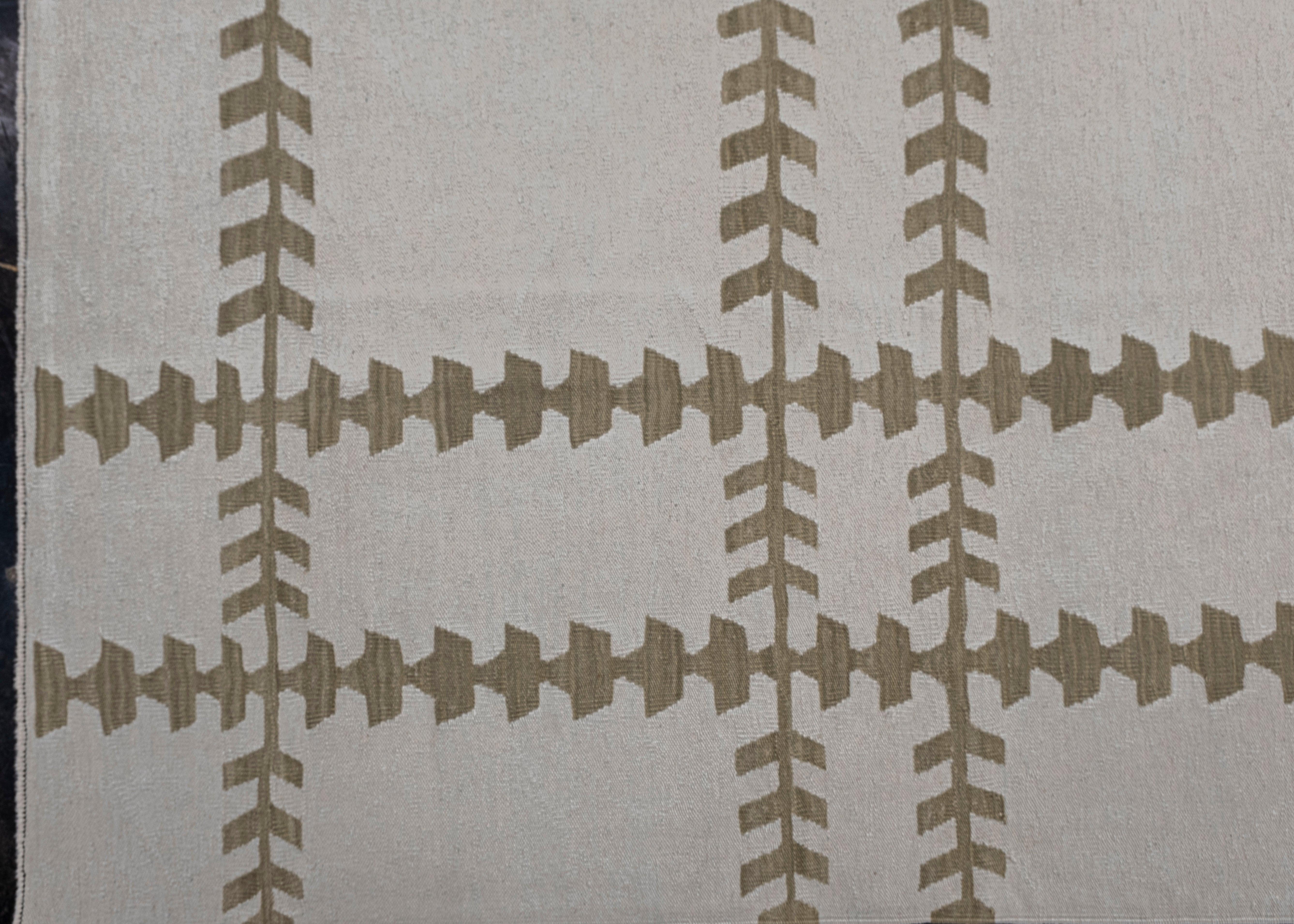 Türkischer Kelim-Teppich Orientalischer handgefertigter Flachgewebe 8' x 10'5
