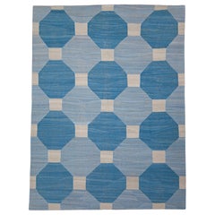 Türkischer Kelim-Teppich Orientalischer handgefertigter Flachgewebe 8'1" x 10'8" #10787