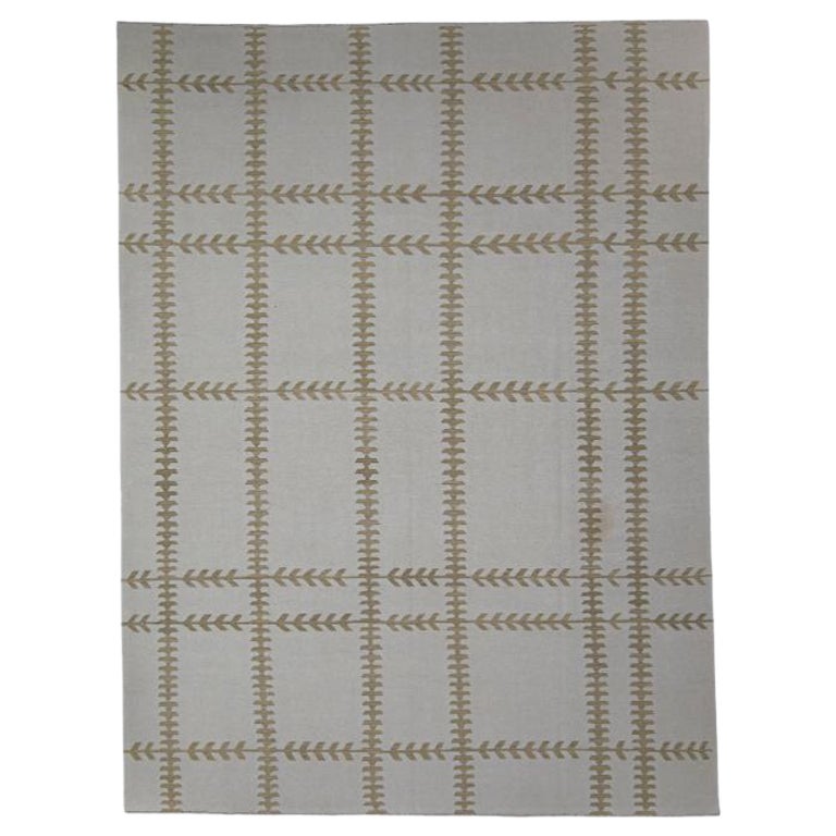 Tappeto turco Rug & Kilim Orientale fatto a mano a trama piatta 9'1" x 12'1" #12219