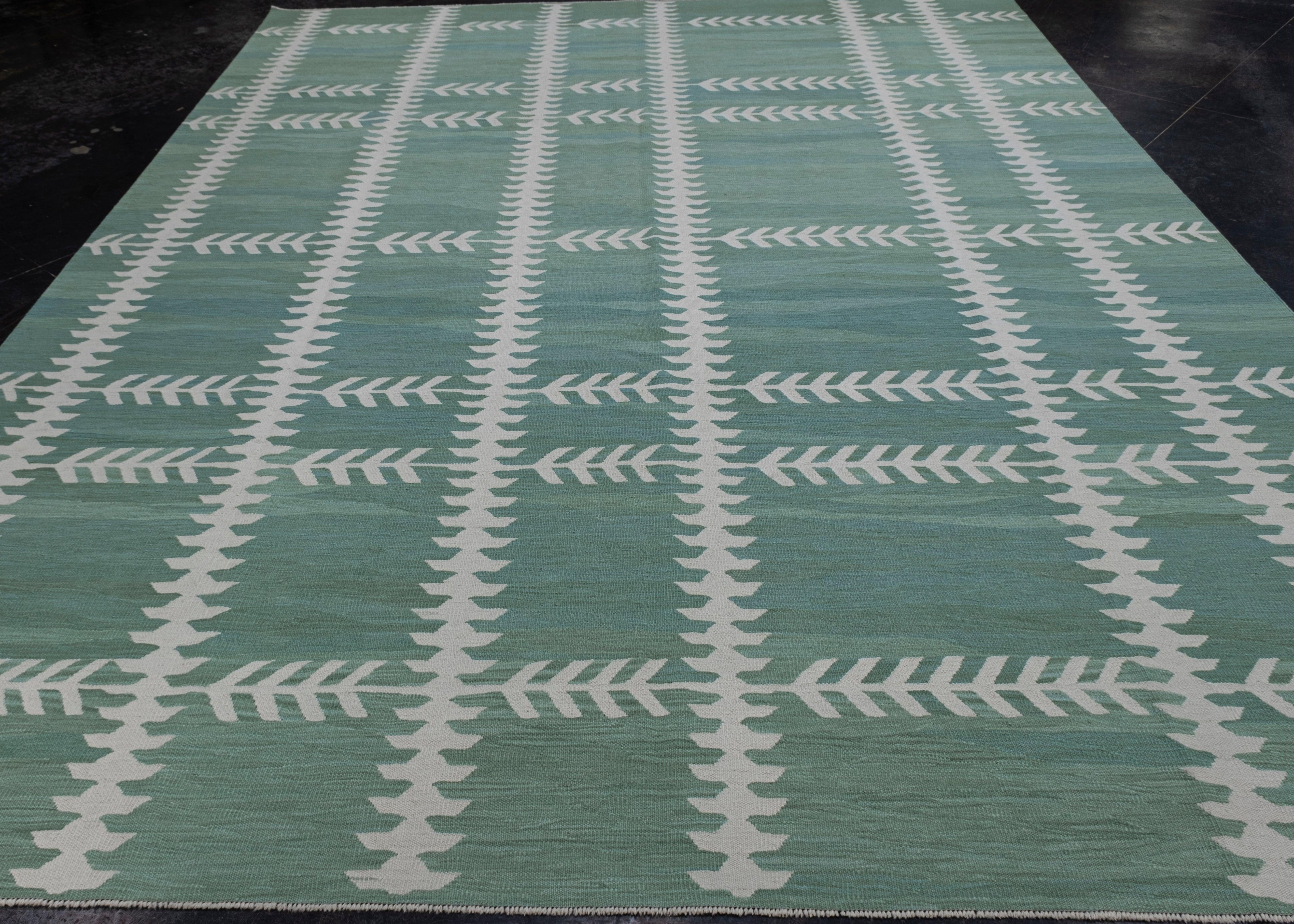 Turkish Kilim Rug Oriental Handmade Flatweave 9'4