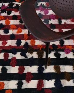 Turkish, Kilim Rug with Tufts