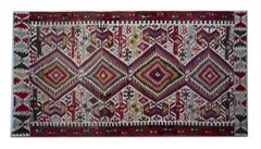 Turkish Kilim Rugs, Antique Rugs UK, Geometric Handmade Carpet Rugs Sale