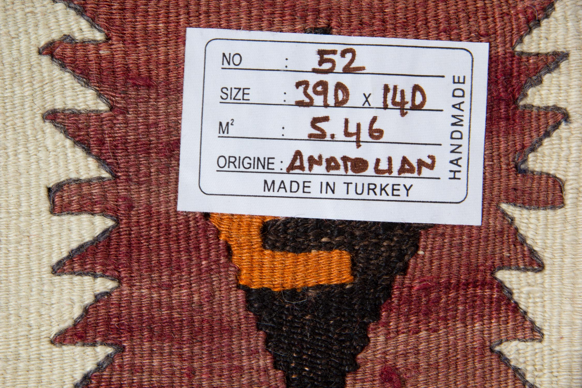 Türkische Kelim-Teppiche, antiker Läufer, Stair Läufer, handgefertigter Teppich  (Wolle) im Angebot
