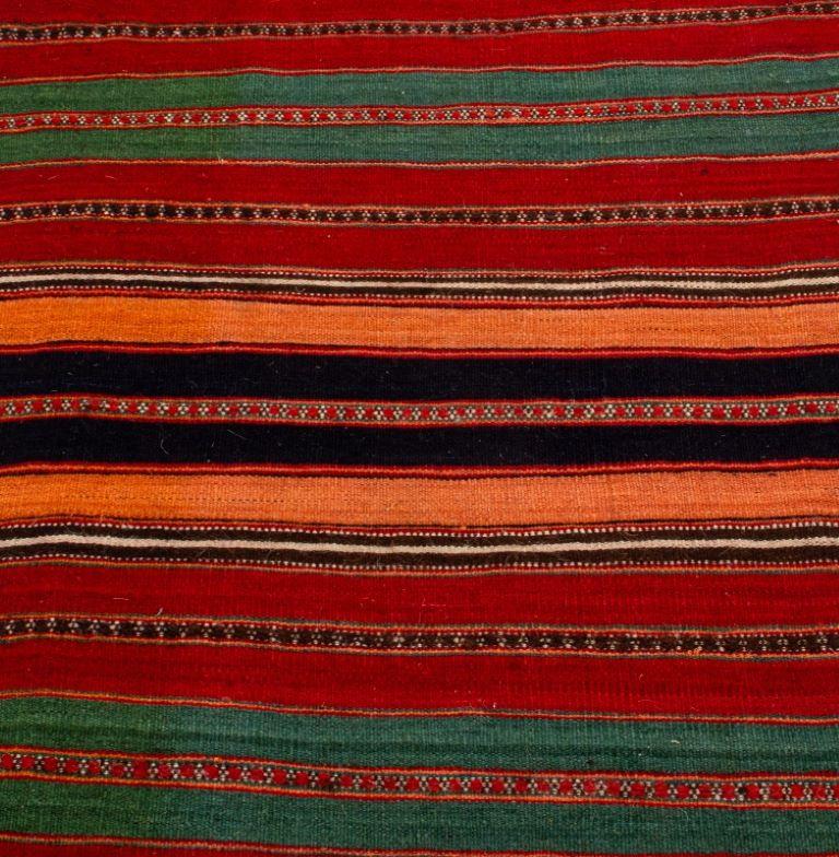 Wool Turkish Kilim Runner, 14.5' x 2.4' For Sale