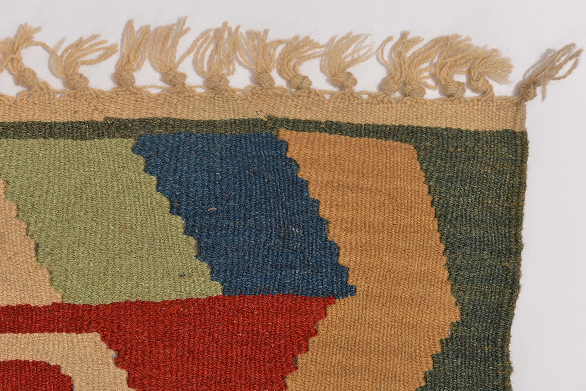 Tapis de couloir Kilim turc Excellent état - En vente à Alessandria, Piemonte