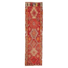 Retro Turkish Kilim Runner Malatya