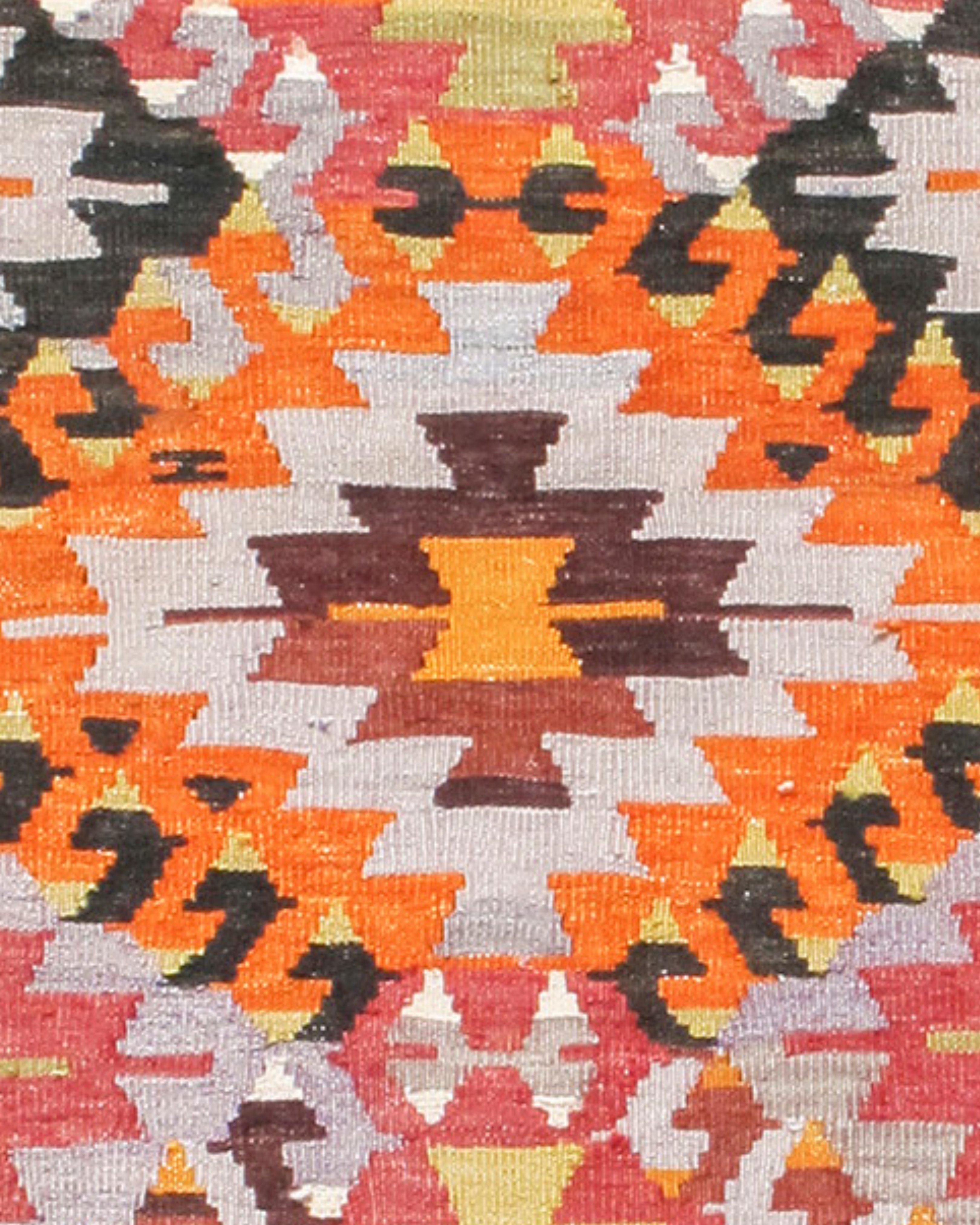 Turkish Kilim Runner Rug, Mid-20th Century

Additional Information:
Dimensions: 2'5