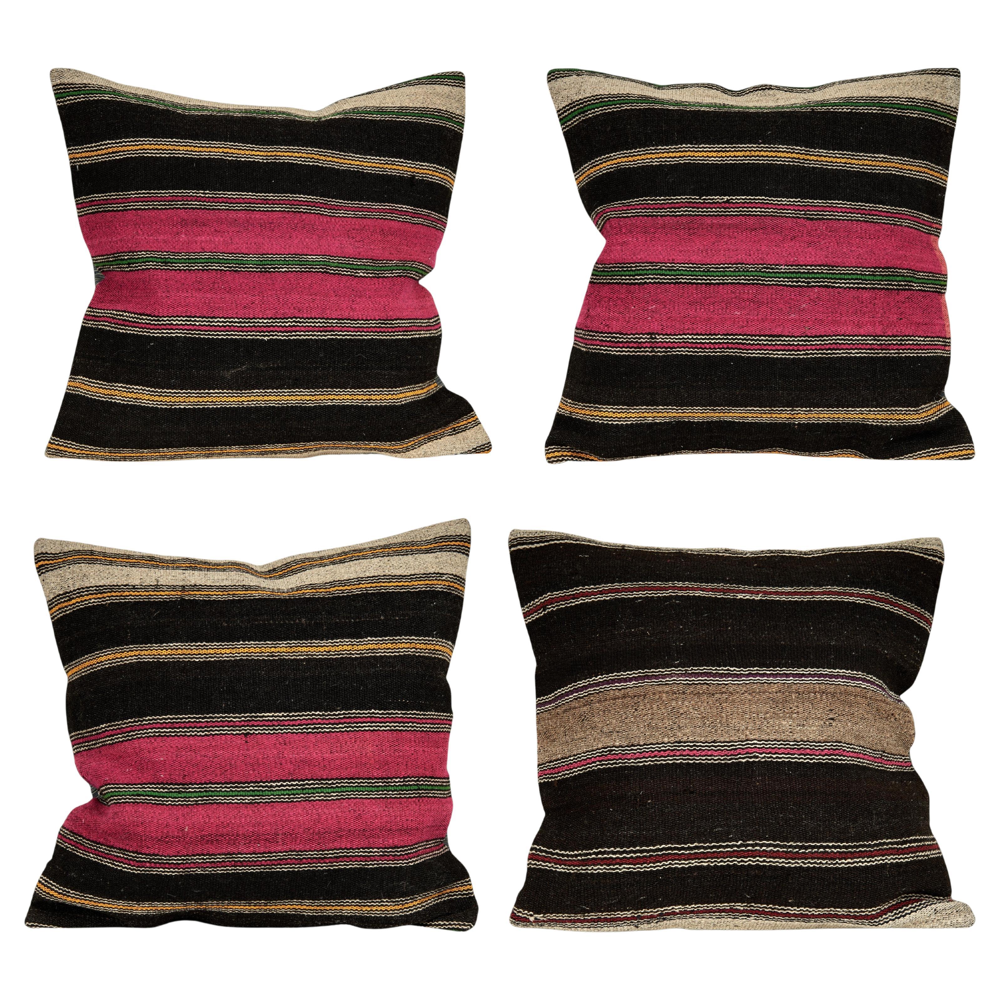 Cuscini turchi a righe kilim in vendita