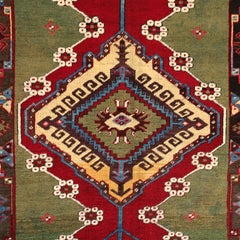 Antique 1920s Wool Turkish Kirsehir Rug, 3' x 5'