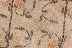 Turkish Konya Rug, Pops of Pink