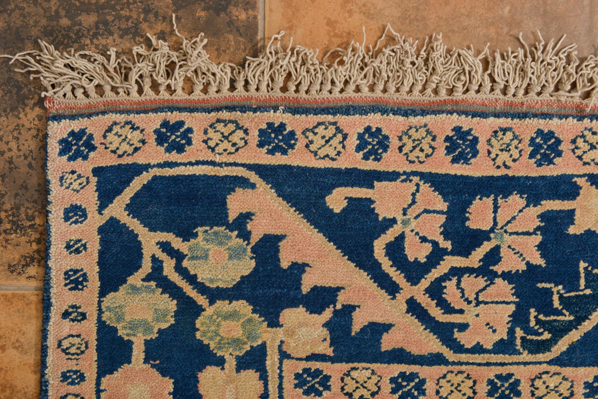 Turkish Light Blue ELVAN Carpet For Sale 3