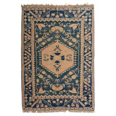 Tapis turc ELVAN bleu clair